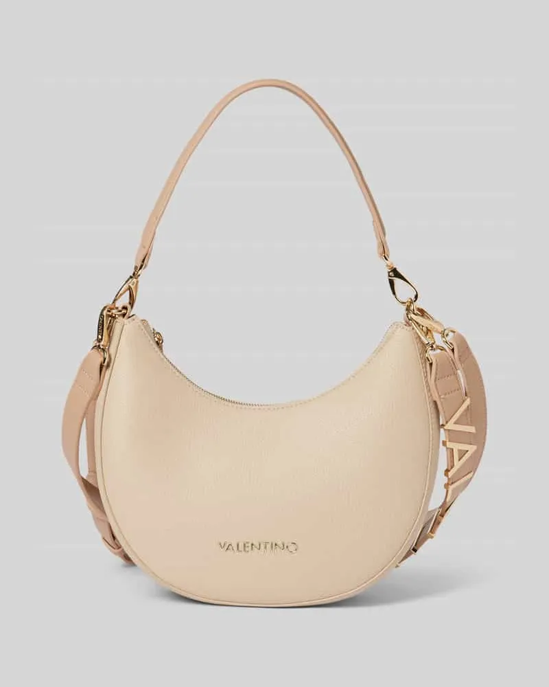 Valentino Garavani Handtasche mit Label-Applikation Modell 'ALEXIA Ecru