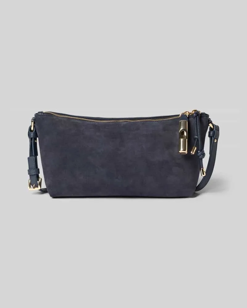 Furla Handtasche aus Rindsleder mit Schulterriemen Modell 'DEBBY Dunkelblau