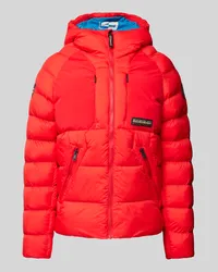 Napapijri Steppjacke mit Kapuze Modell 'MOESA Rot