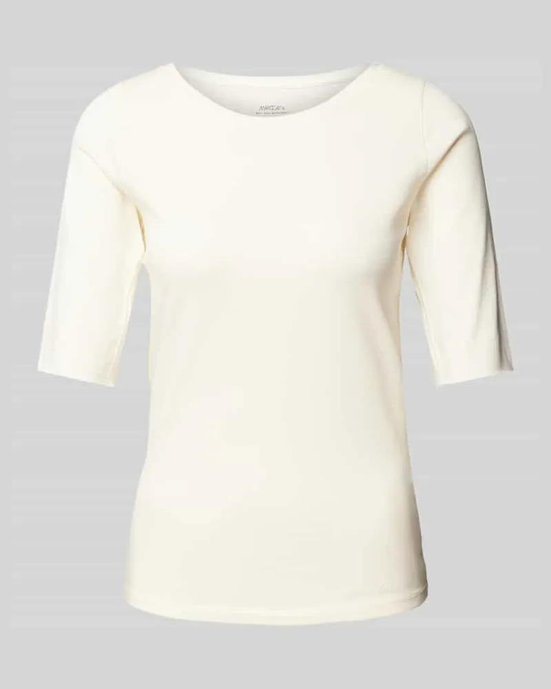 Marc Cain T-Shirt mit 1/2-Ärmel Ecru