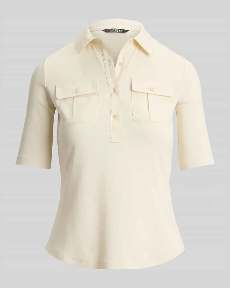 Ralph Lauren Slim Fit T-Shirt aus Baumwoll-Mix Modell 'HAIDELLE Sand