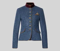 Slim Fit Blazer aus Woll-Mix mit Pattentaschen