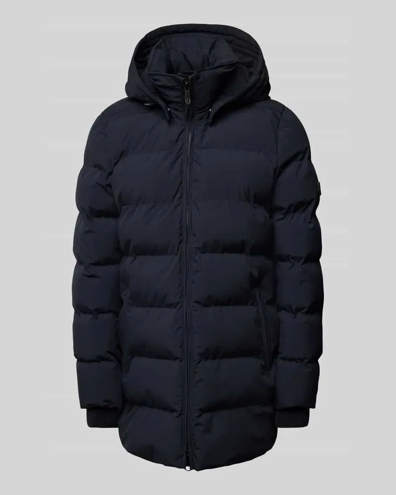 Wellensteyn Steppjacke mit Kapuze Modell 'GOLDMINE Dunkelblau