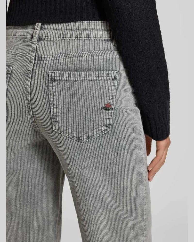 Buena Vista Damen Cordhose Wide Leg - Weite Beine In Choco