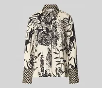 Hemdbluse mit verdeckter Knopfleiste