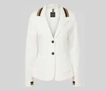 Slim Fit Blazer mit Kontraststreifen