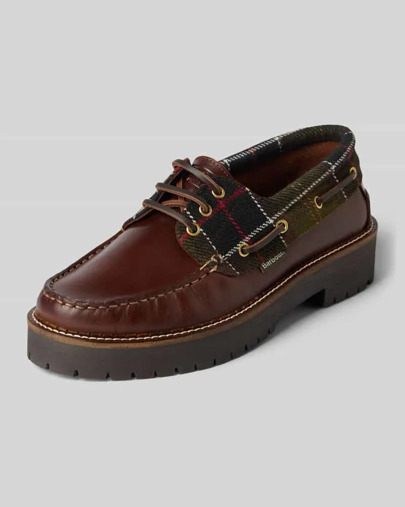 Barbour Loafer aus echtem Rindsleder Modell 'Darras Mittelbraun