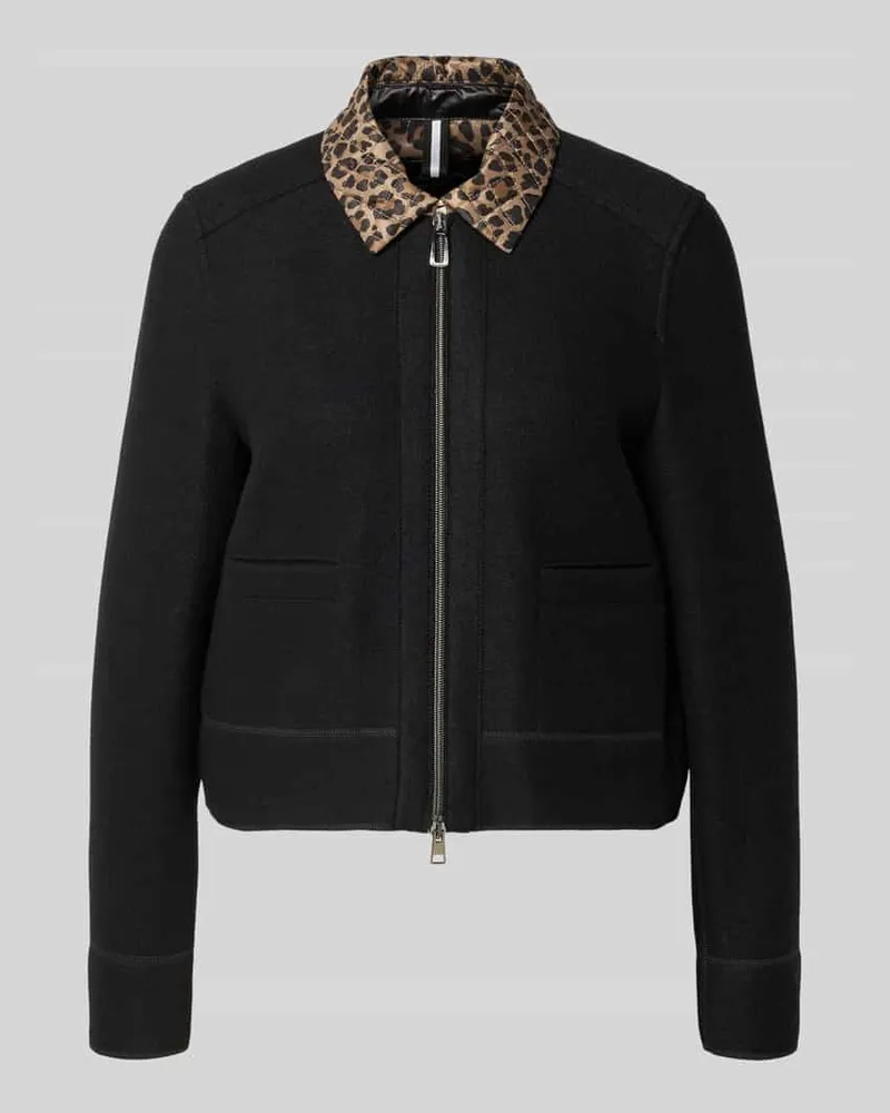 Marc Cain Blazer mit Reißverschluss Black