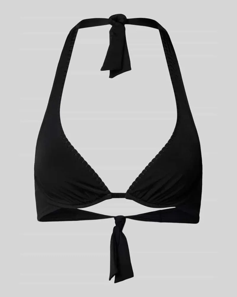 watercult Bikini-Oberteil mit rückseitiger Schnürung Black