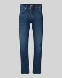 S.Oliver Slim Fit Jeans im 5-Pocket-Design Modell 'Nelio Marine