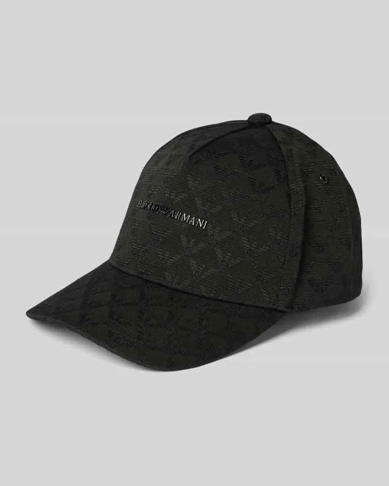 Emporio Armani Basecap mit Label-Applikation Black