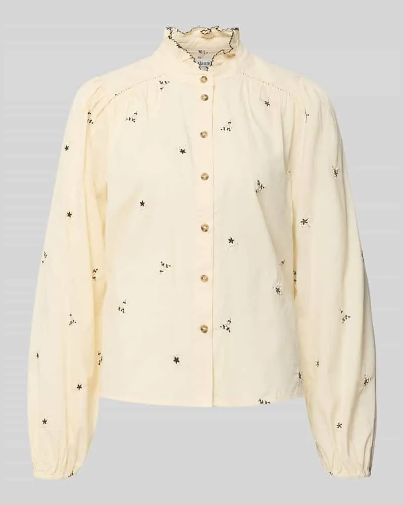 Lollys Laundry Bluse aus reiner Baumwolle Modell 'Alessandra Offwhite