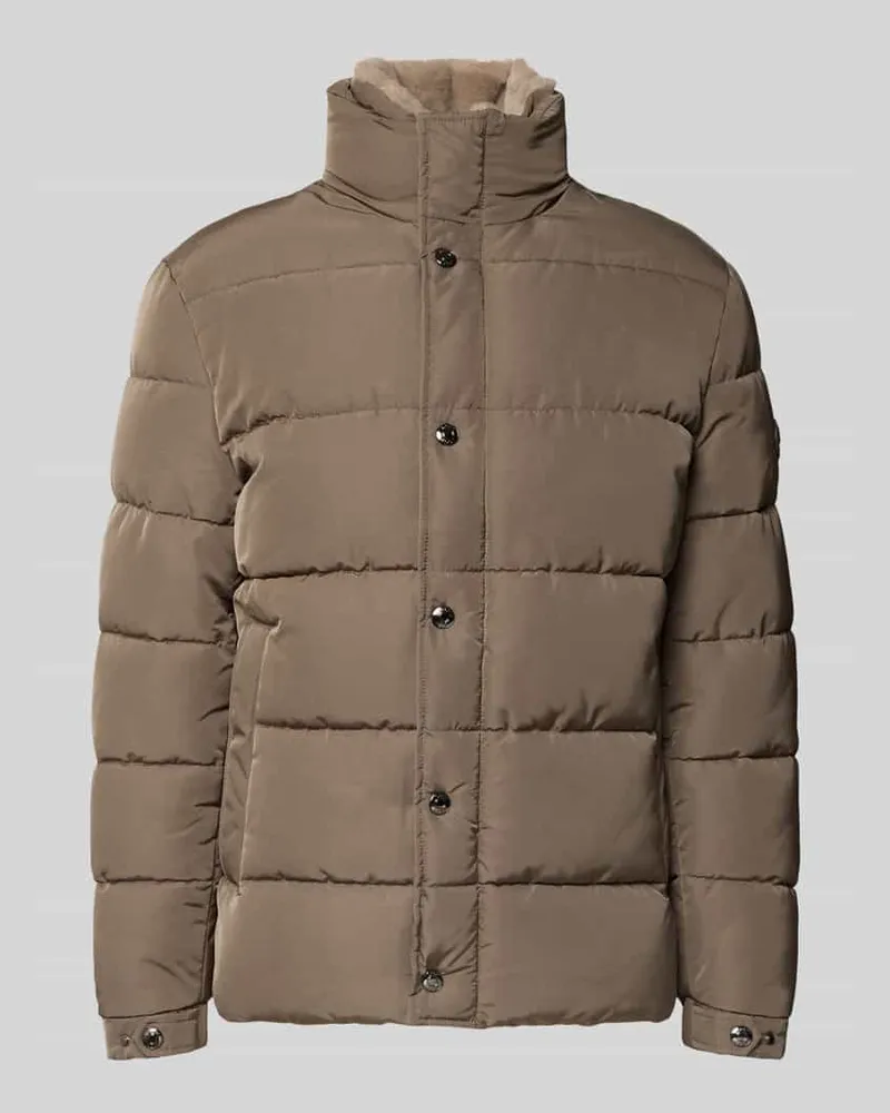 JOOP! Steppjacke mit hohem Stehkragen Modell 'JO-342Newton Beige