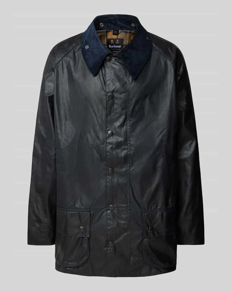 Barbour Jacke mit aufgesetzten Pattentaschen Modell 'BEAUFORT Marine