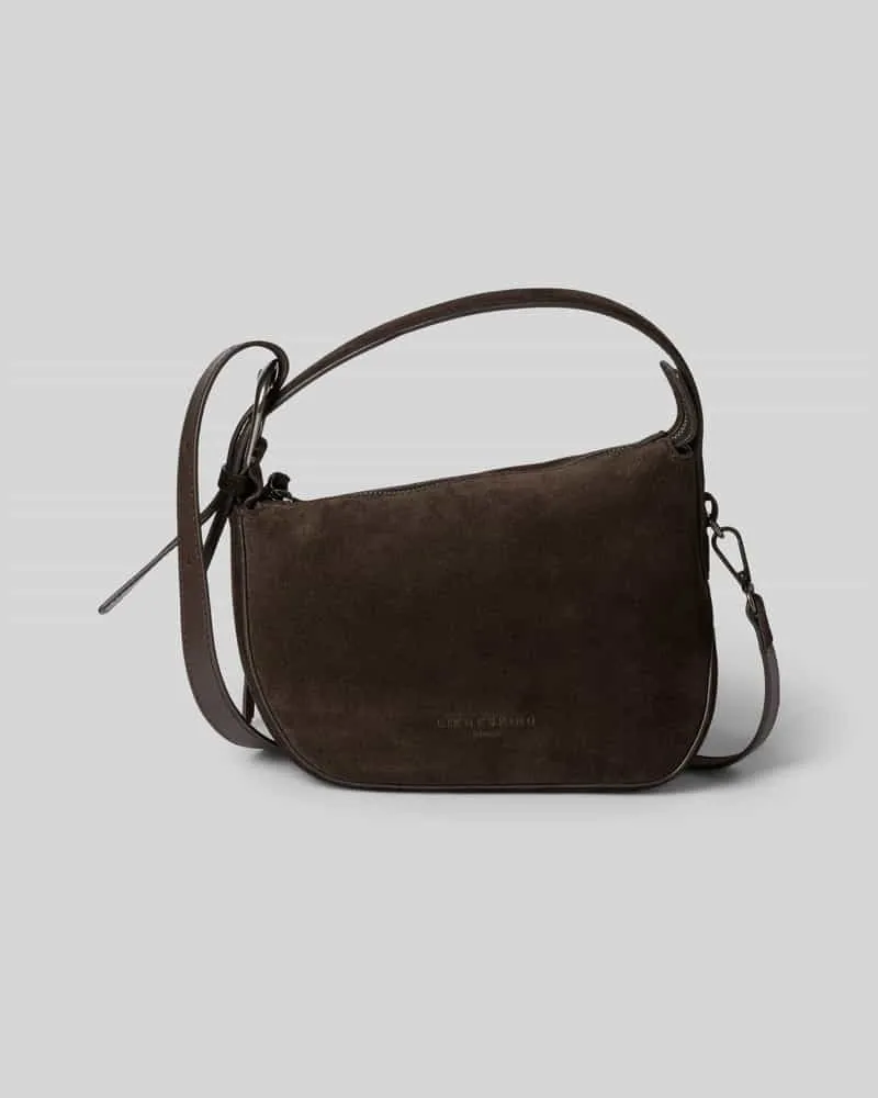 Liebeskind Hobo Bag aus Leder mit kurzem Tragegriff Modell 'INES Dunkelbraun