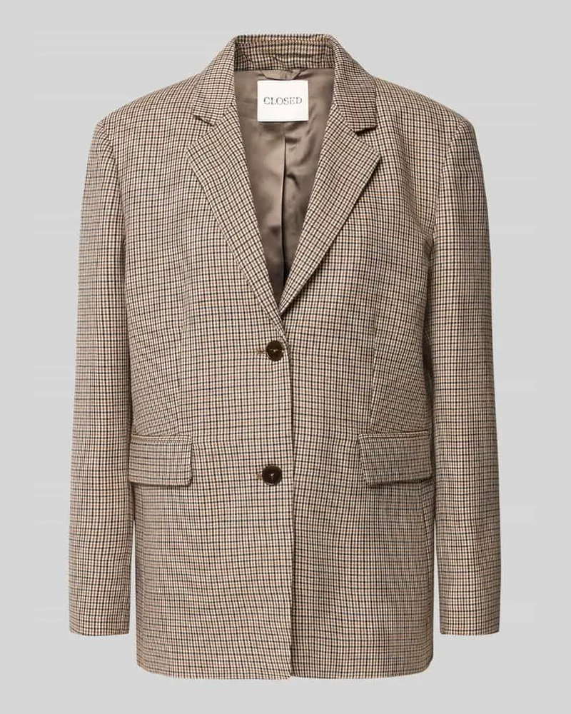 Closed Relaxed Fit Blazer mit Pattentaschen Modell 'LOLA Hellbraun