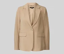 Blazer mit Leinen-Anteil