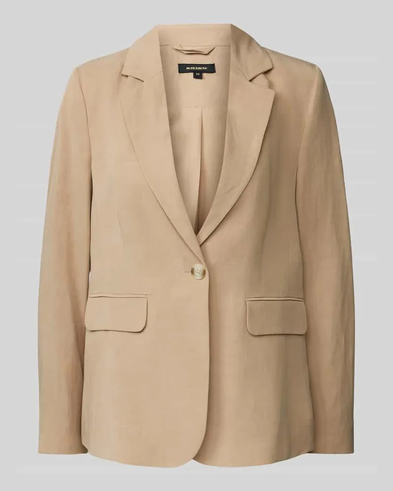 More & More Blazer mit Leinen-Anteil Sand