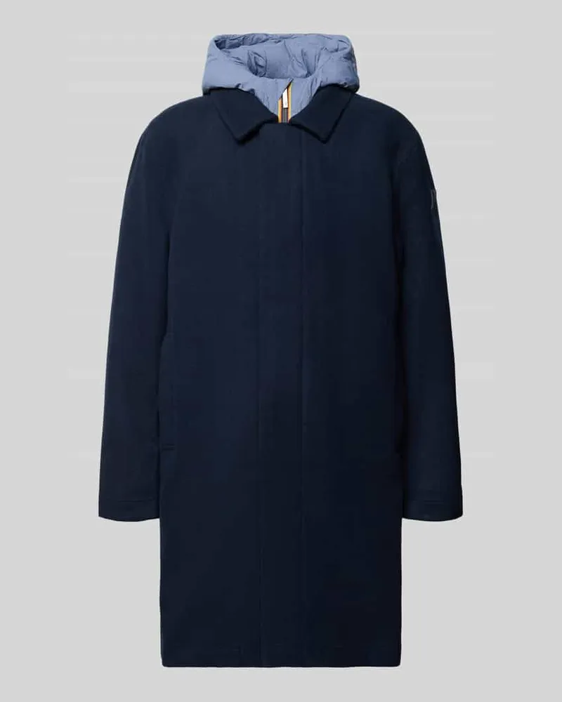 K-Way Jacke aus Woll-Mix im 2-in-1-Look Modell 'POIROL Marine