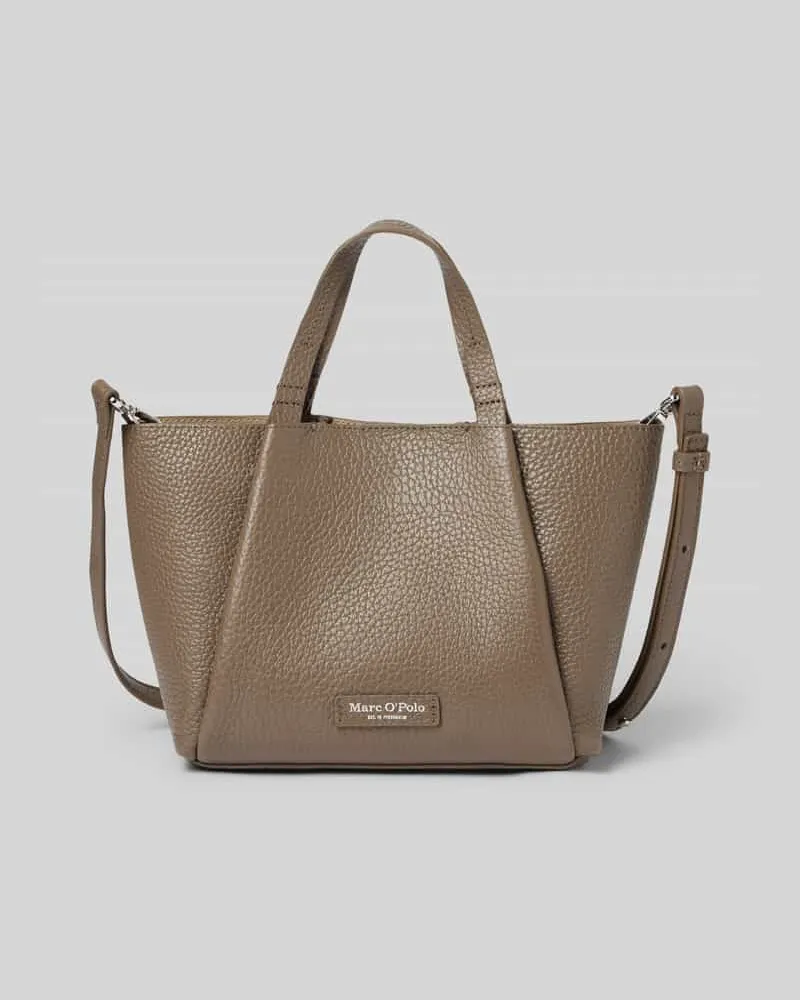 Marc O'Polo Umhängetasche aus echtem Leder Hellbraun