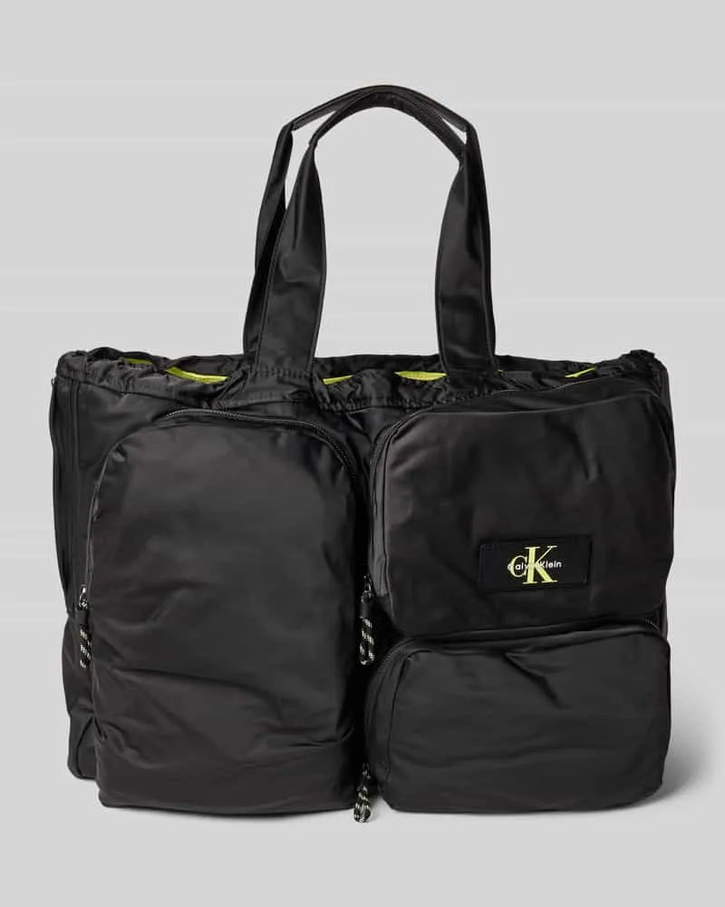 Calvin Klein Tote Bag mit Tragehenkel Black