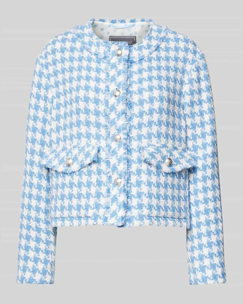 White Label Blazer mit Fransen Bleu