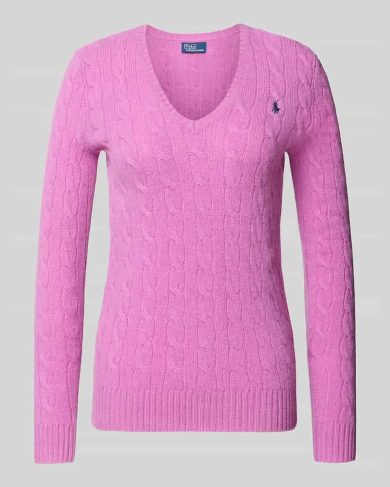 Ralph Lauren Regular Fit Pullover aus Woll-Mix mit Kaschmir-Anteil Pink
