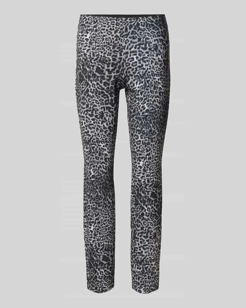 COMMA Slim Fit Stoffhose mit elastischem Bund Black