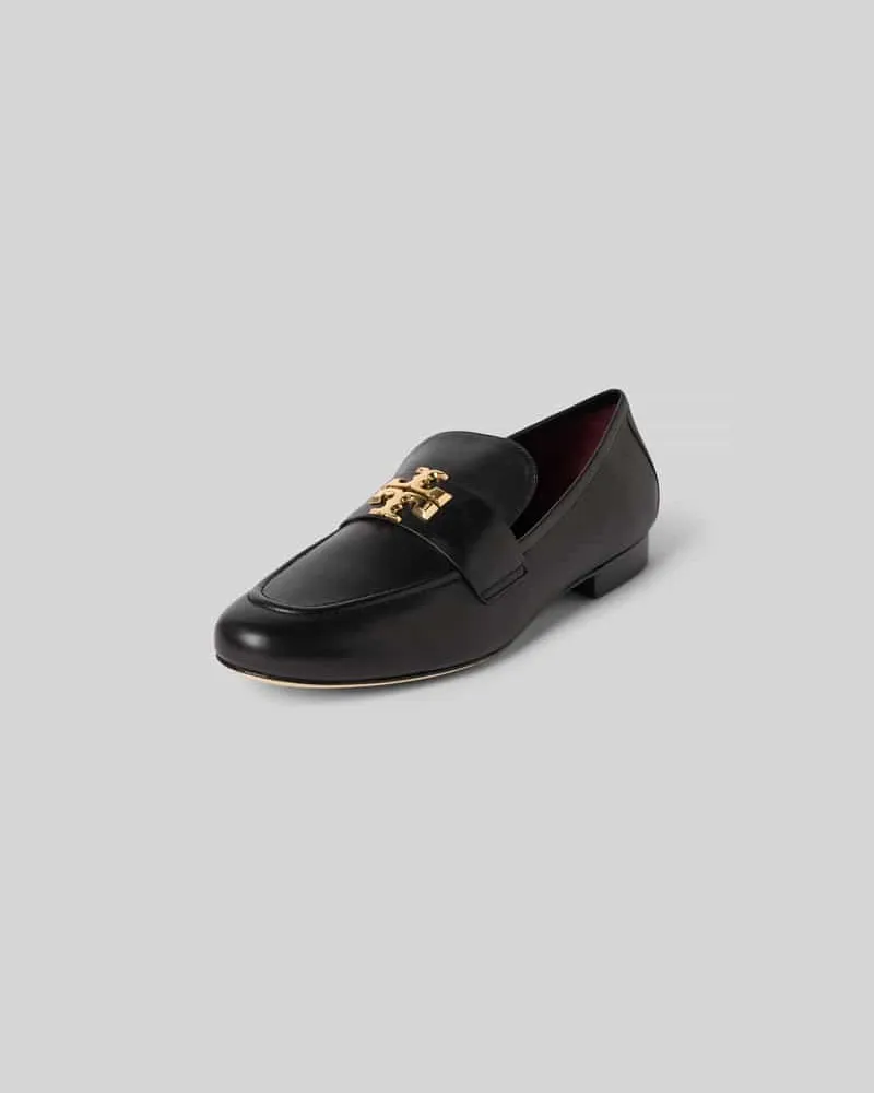 Tory Burch Loafers aus echtem Leder Black