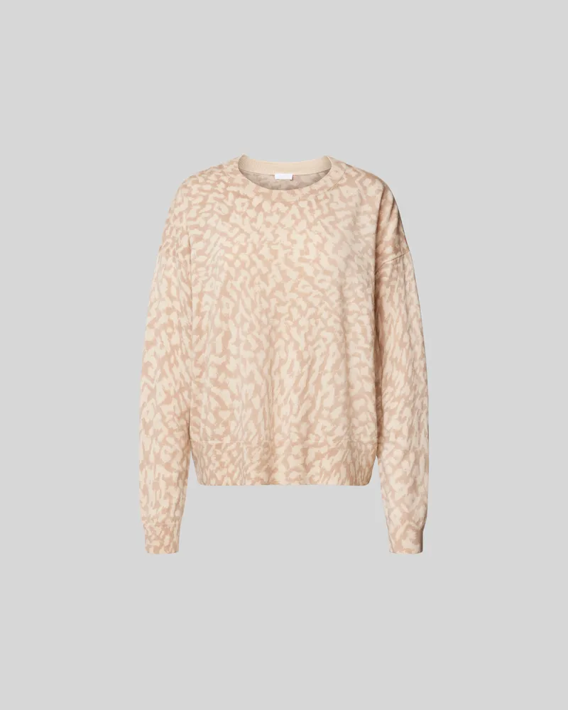 Lala Berlin Pullover in Strick-Optik Beige