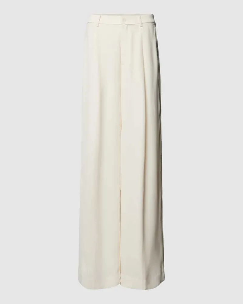 Ralph Lauren Stoffhose mit Bundfalten Offwhite