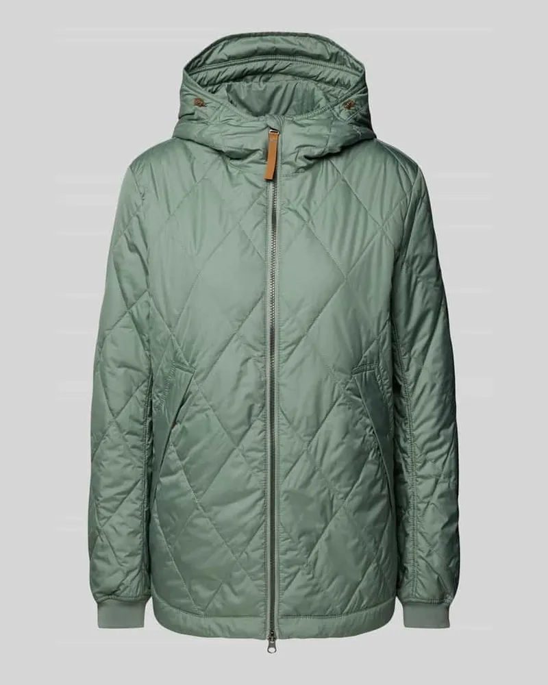 Camel Active Steppjacke mit Zweiwege-Reißverschluss Khaki