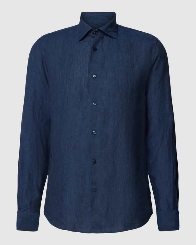 Matinique Regular Fit Freizeithemd aus reinem Leinen Modell 'marc Marine