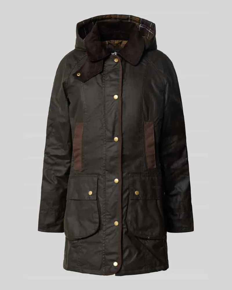 Barbour Regular Fit Wachsjacke mit Pattentaschen Modell 'BOWER WAX Oliv