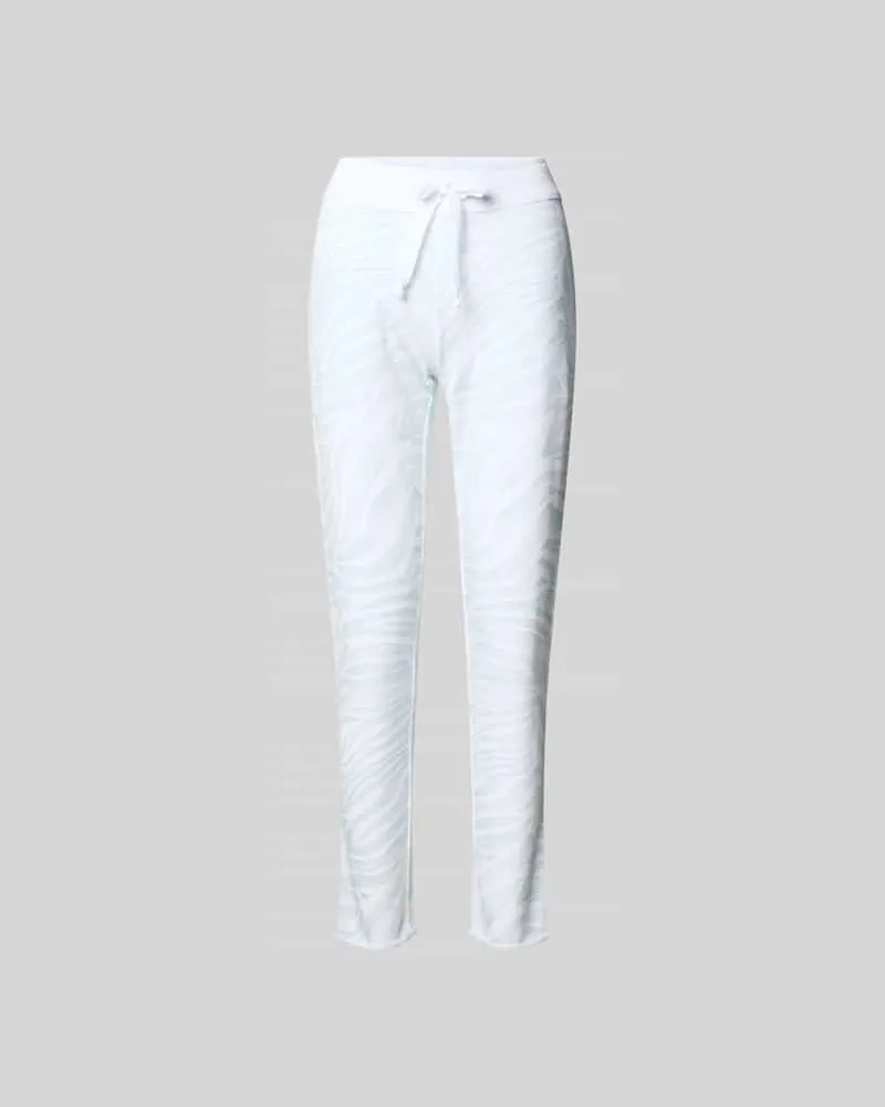 Juvia Sweatpants mit elastischem Bund Weiss