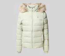 Shaped Fit Daunenjacke mit Logo-Stitching