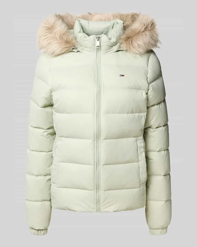Tommy Hilfiger Shaped Fit Daunenjacke mit Logo-Stitching Mint