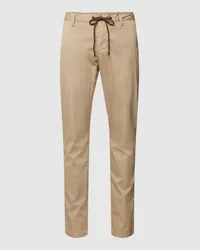 Alberto Regular Fit Stoffhose mit Tunnelzug Modell 'JUMP Camel