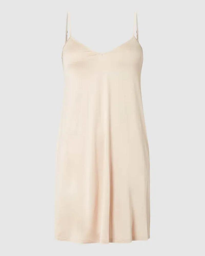 Hanro Unterkleid aus Satin Modell Satin Deluxe Beige