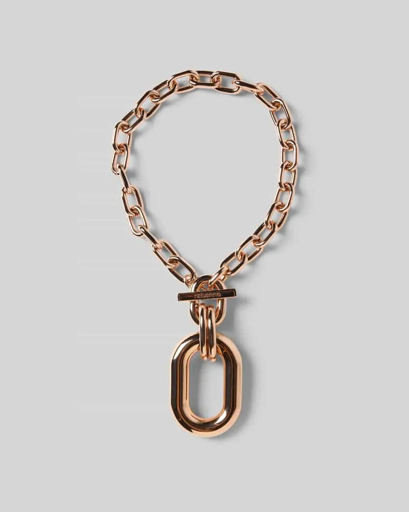 Paco Rabanne Ohrringe mit Logo-Prägung Rose
