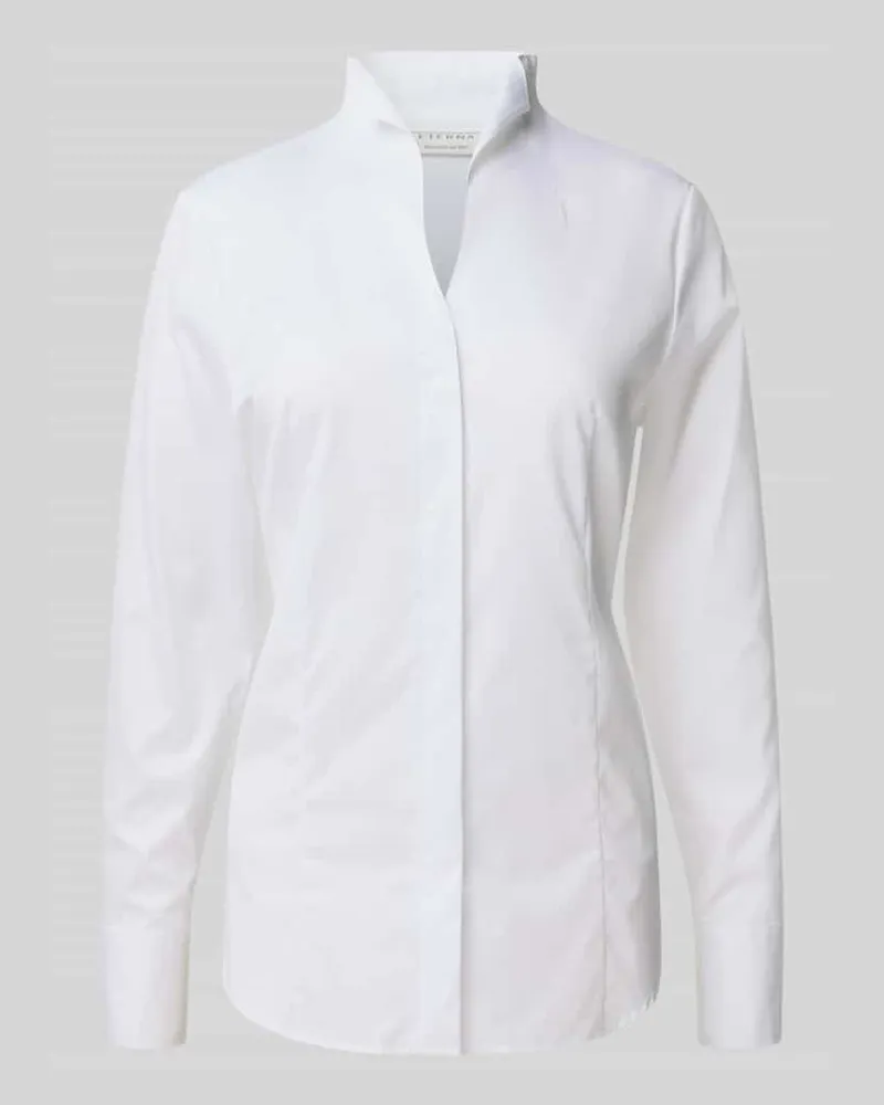 Eterna Bluse mit Kelchkragen Modell 'Ruby Weiss