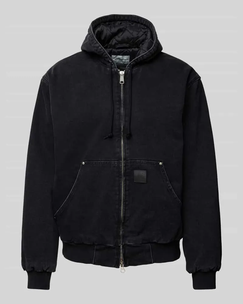 Carhartt WIP Jacke mit Label-Patch Modell 'ACTIVE RIVET Black