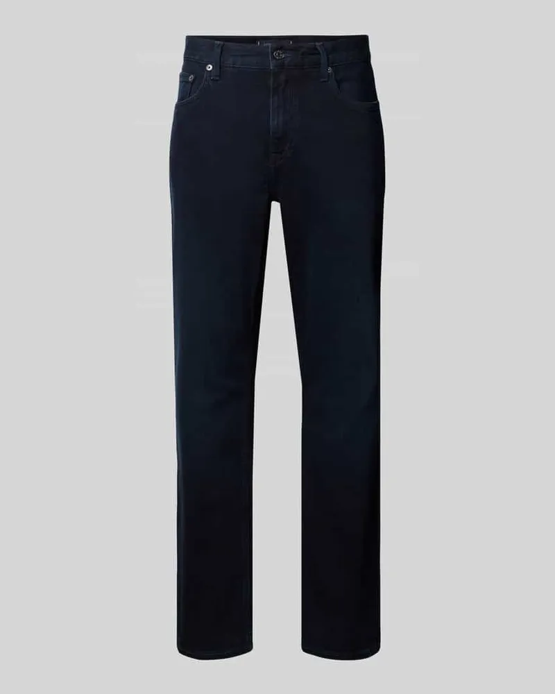Tommy Hilfiger Straight Fit Jeans aus Baumwoll-Mix Modell 'MERCER Jeansblau