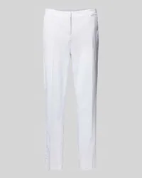 Cambio Regular Fit Stoffhose mit Leistentasche Modell 'Stella Weiss