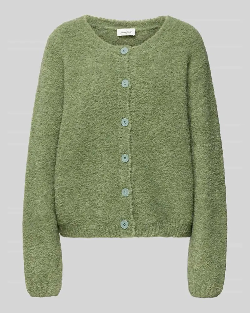 American Vintage Strickjacke mit Knopfleiste Modell 'ZOLLY Gruen