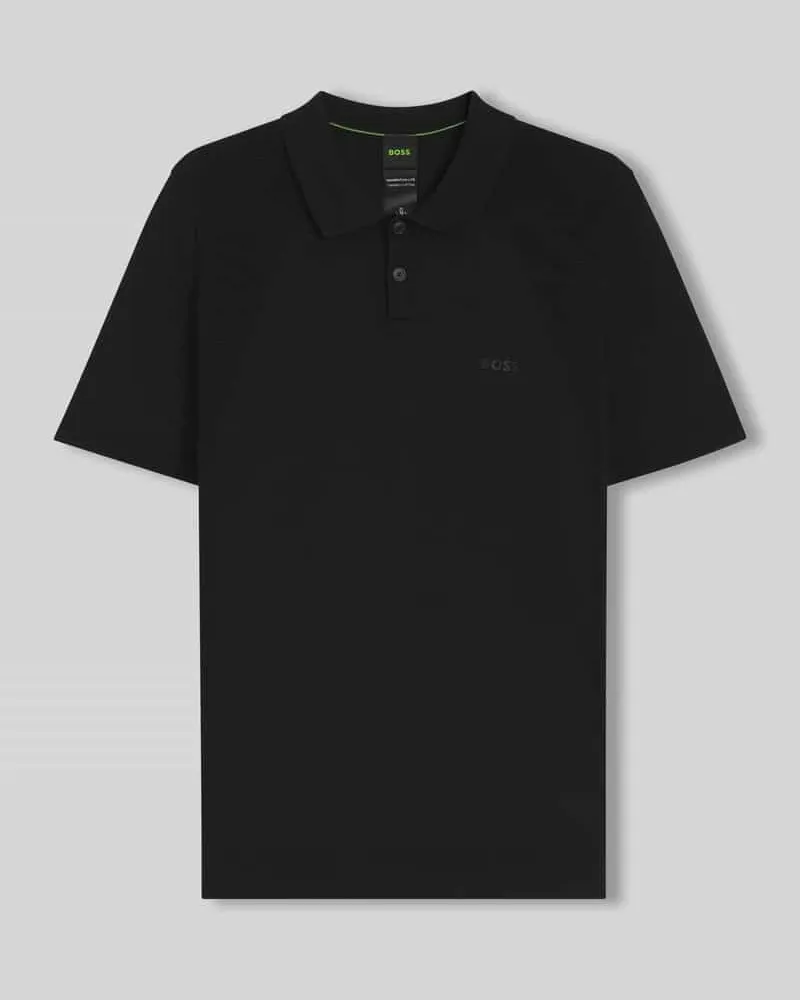 HUGO BOSS Poloshirt mit Logo Detail Black