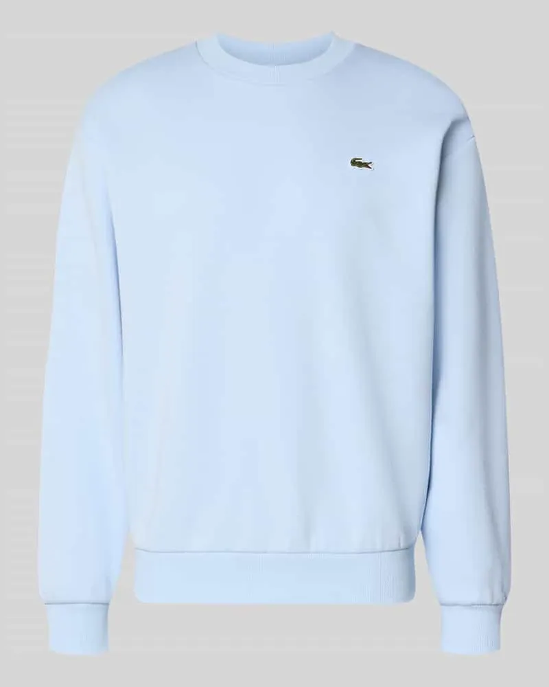 Lacoste Regular Fit Sweatshirt aus Baumwoll-Mix Hellblau