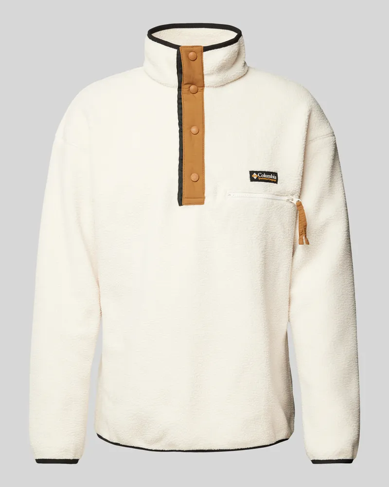 Columbia Sportswear Company Sweatshirt mit Stehkragen Modell 'HELVETIA Offwhite