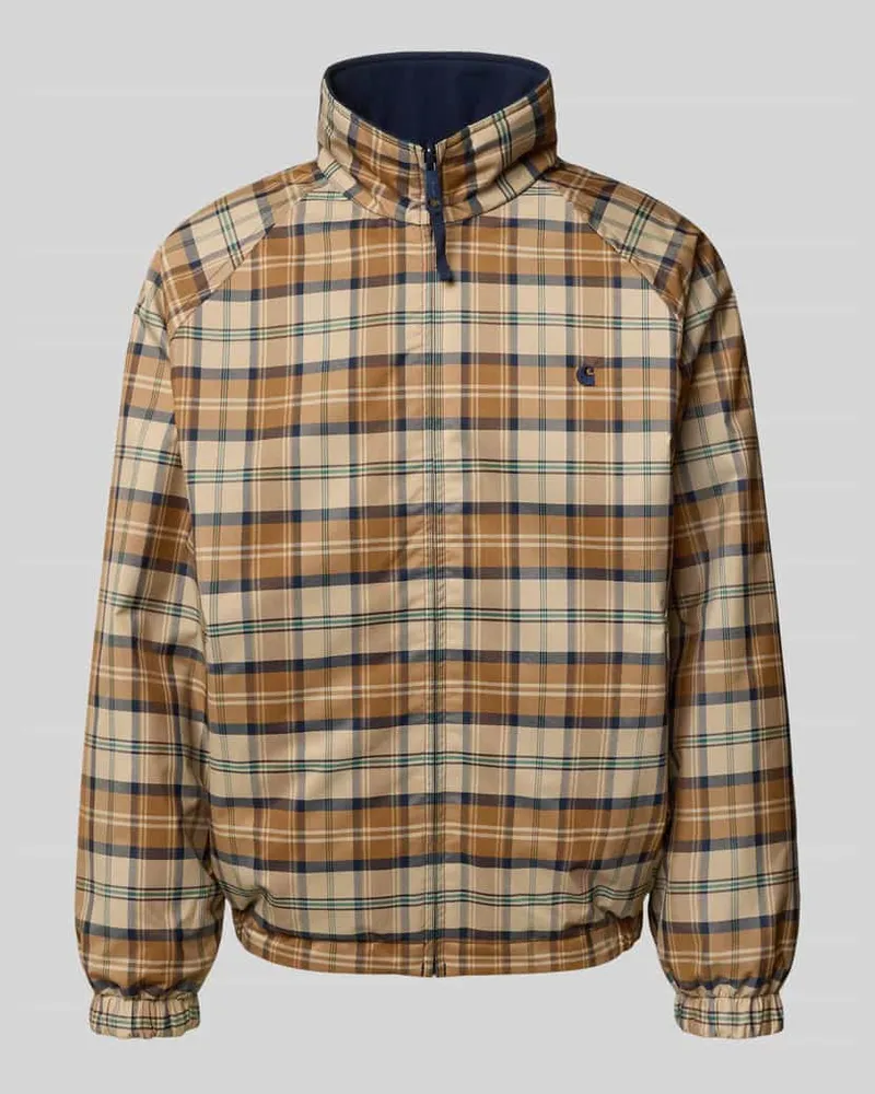 Carhartt WIP Jacke mit Stehkragen und Reißverschluss Sand