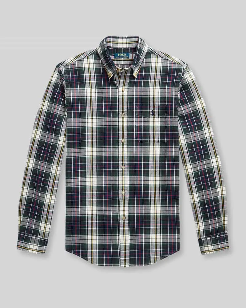 Ralph Lauren Custom Fit Freizeithemd aus reiner Baumwolle Marine